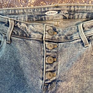 Old Navy Super Skinny Rockstar Button Fly Jeans